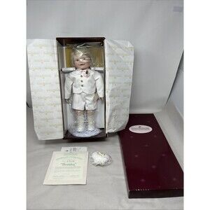NEW ASHTON DRAKE Galleries PORCELAIN  DOLL "BRANDON" WITH BOX